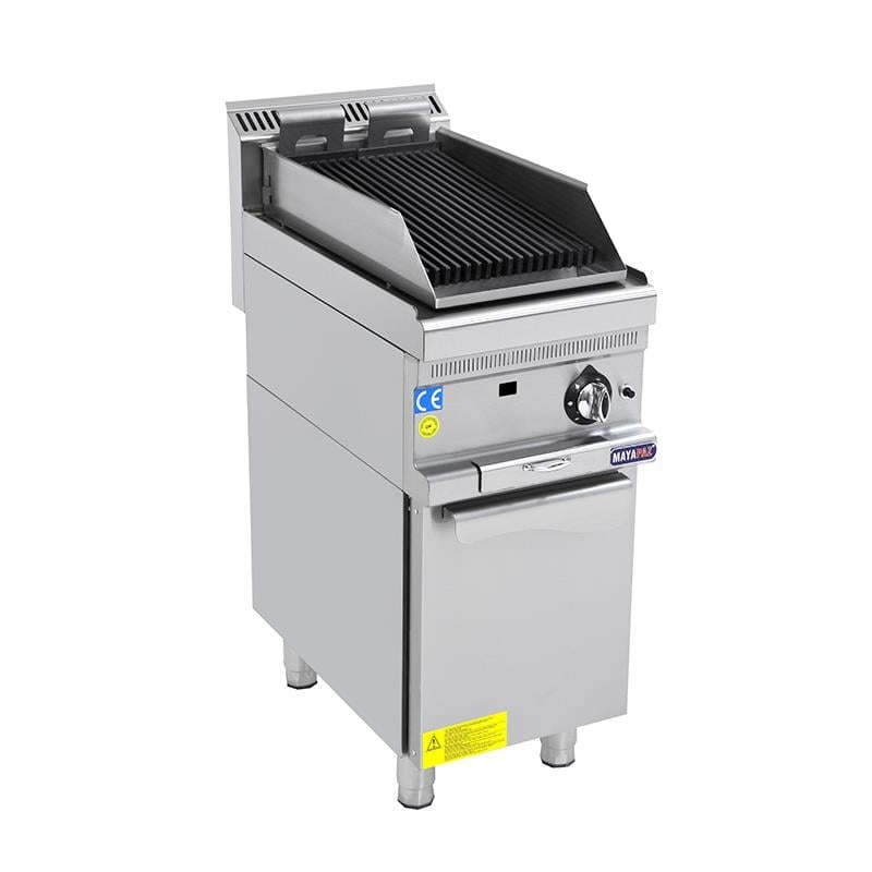 MAYAPAZ M-DSIG 460 Sulu Izgara, Gazlı, Alt Dolaplı, 400x630x850 mm, 600 Serisi